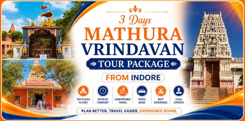 3 Days Mathura Vrindavan Tour Package from Indore