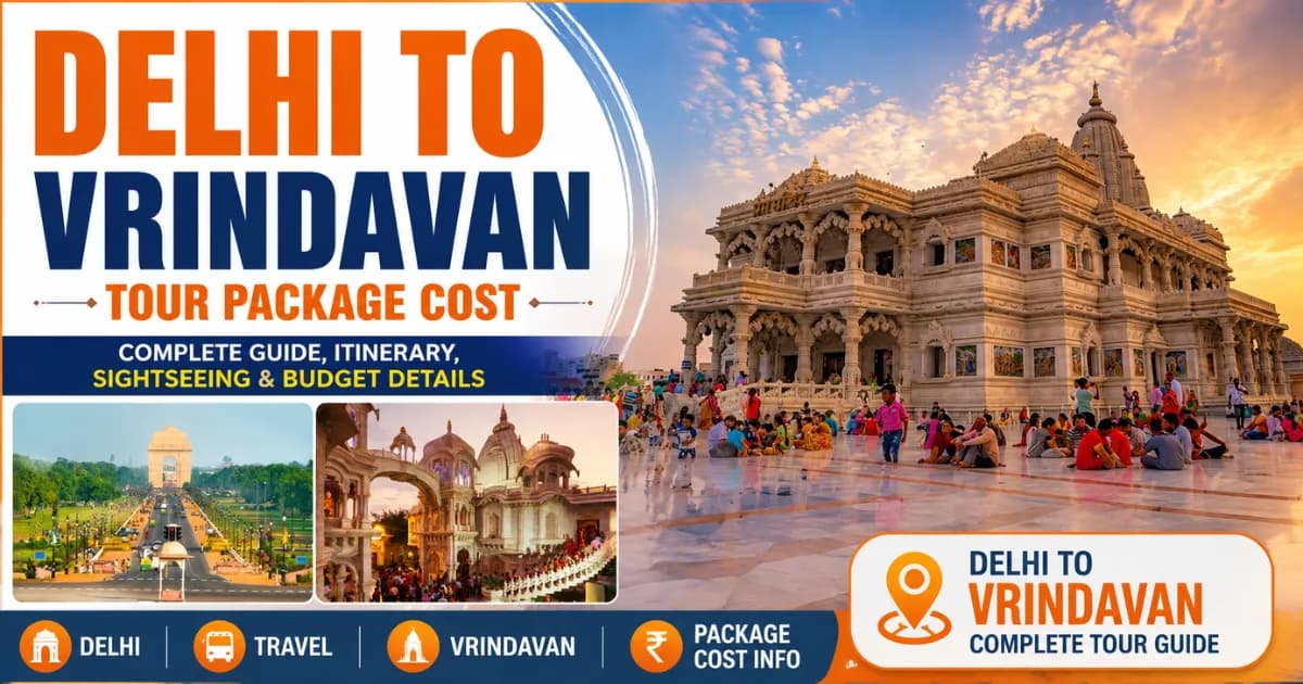 Delhi to Vrindavan Tour Package Cost – Complete Budget Travel Guide for Families & Couples