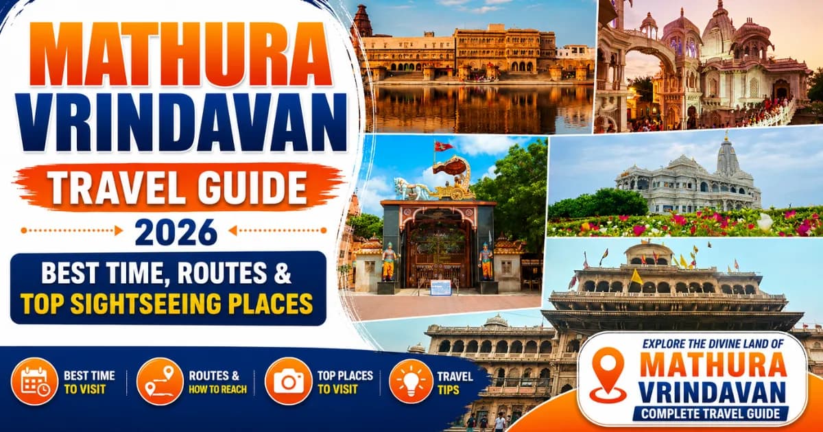 Mathura Vrindavan Travel Guide 2026: Best Time, Routes & Top Sightseeing Places — Mathura Vrindavan — Experience My India
