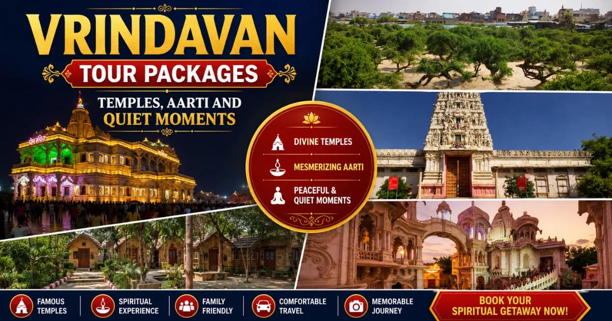 Vrindavan Tour Packages — Temples, Aarti and Quiet Moments — Mathura Vrindavan — Experience My India