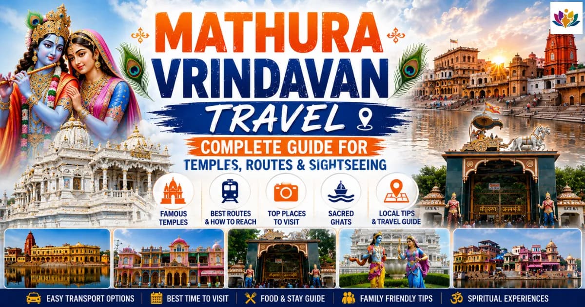 Mathura Vrindavan Travel - Complete Guide for Temples, Routes & Sightseeing — Mathura Vrindavan — Experience My India