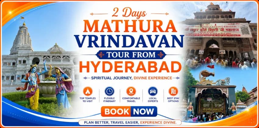 2 Days Mathura Vrindavan Tour from Hyderabad