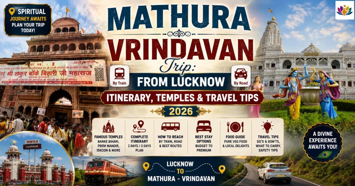 Mathura Vrindavan Trip: from Lucknow Itinerary, Temples & Travel Tips — Mathura Vrindavan — Experience My India