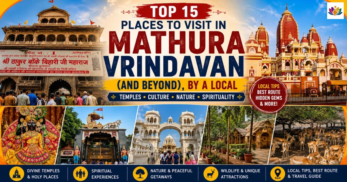 Top 15 Places to Visit in Mathura Vrindavan (and Beyond), by a Local — Mathura Vrindavan — Experience My India