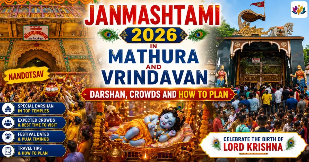 Janmashtami 2026 in Mathura and Vrindavan: Darshan, Crowds and How to Plan