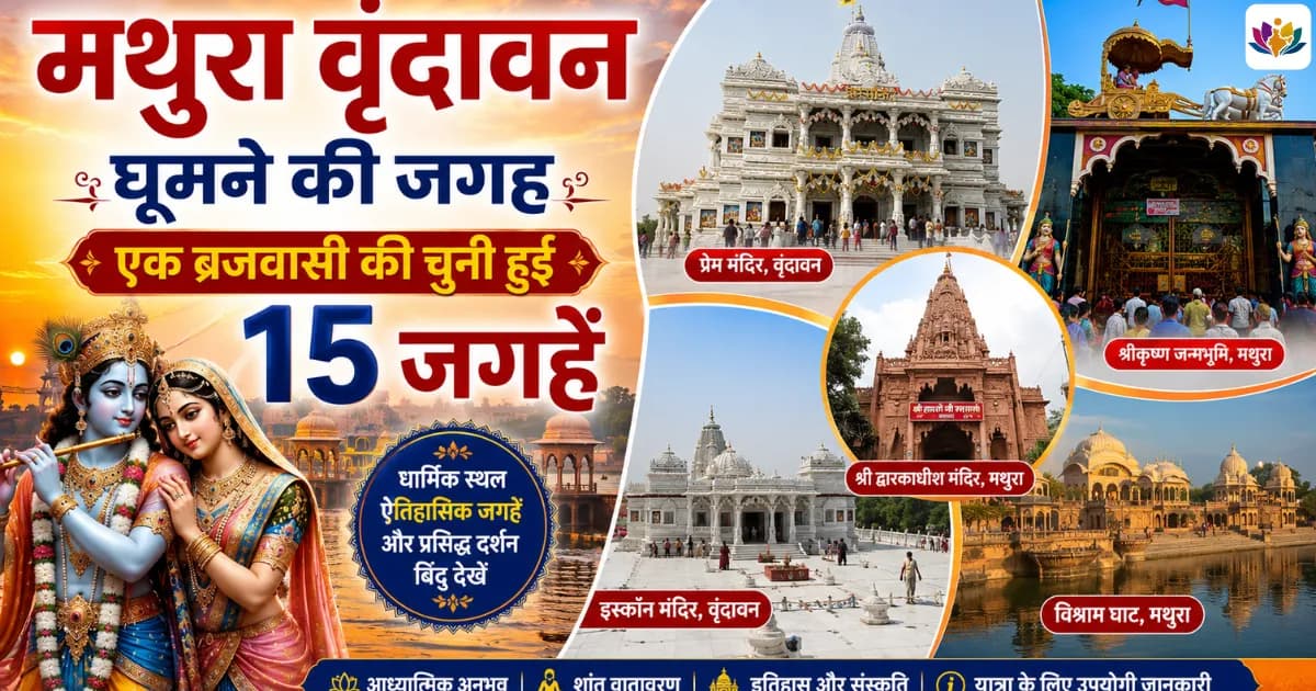मथुरा वृंदावन घूमने की जगह: एक ब्रजवासी की चुनी हुई 15 जगहें — Mathura Vrindavan — Experience My India