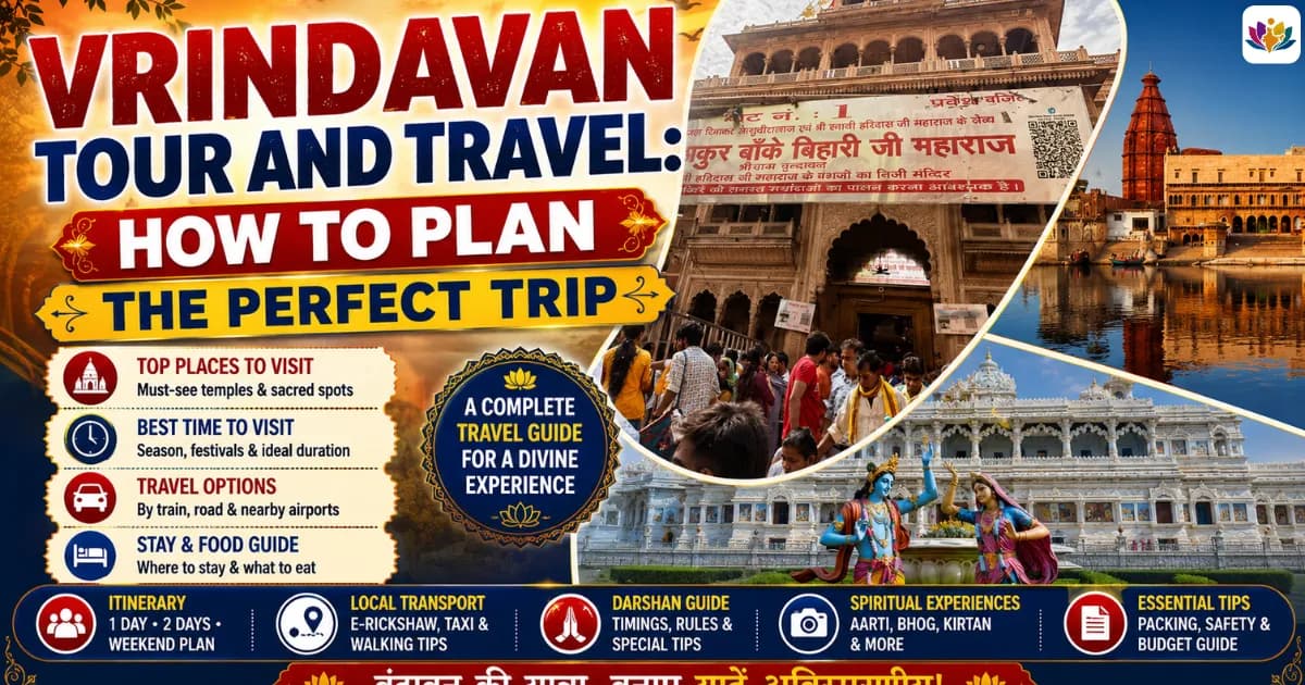 Vrindavan Tour and Travel: How to Plan the Perfect Trip