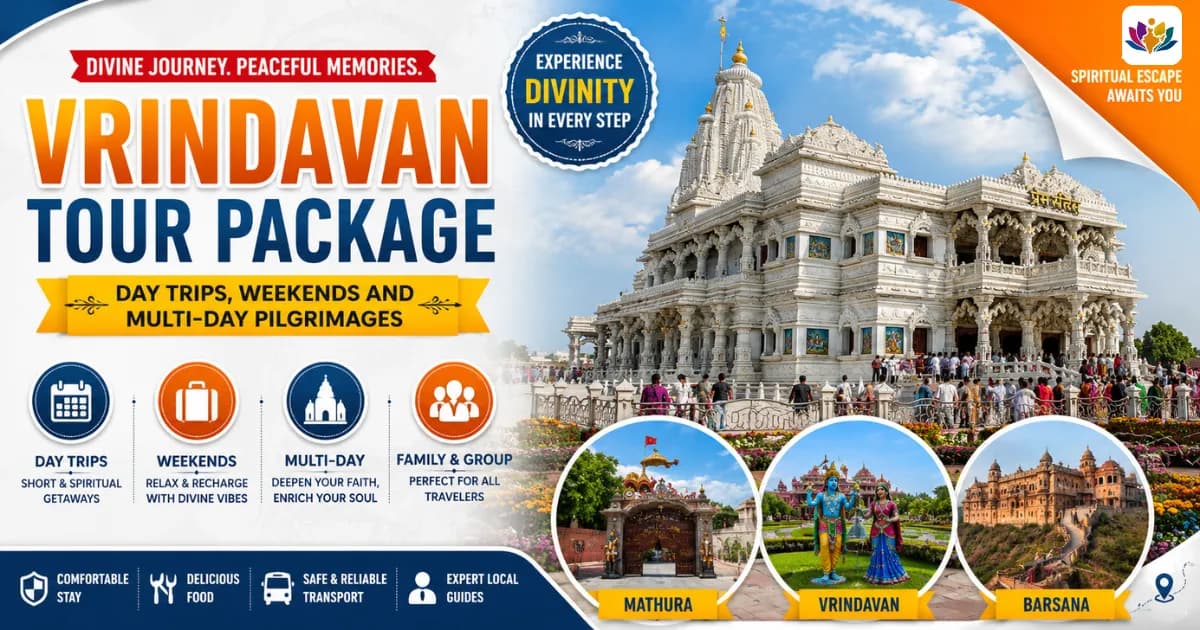 Vrindavan Tour Package: Day Trips, Weekends and Multi-Day Pilgrimages