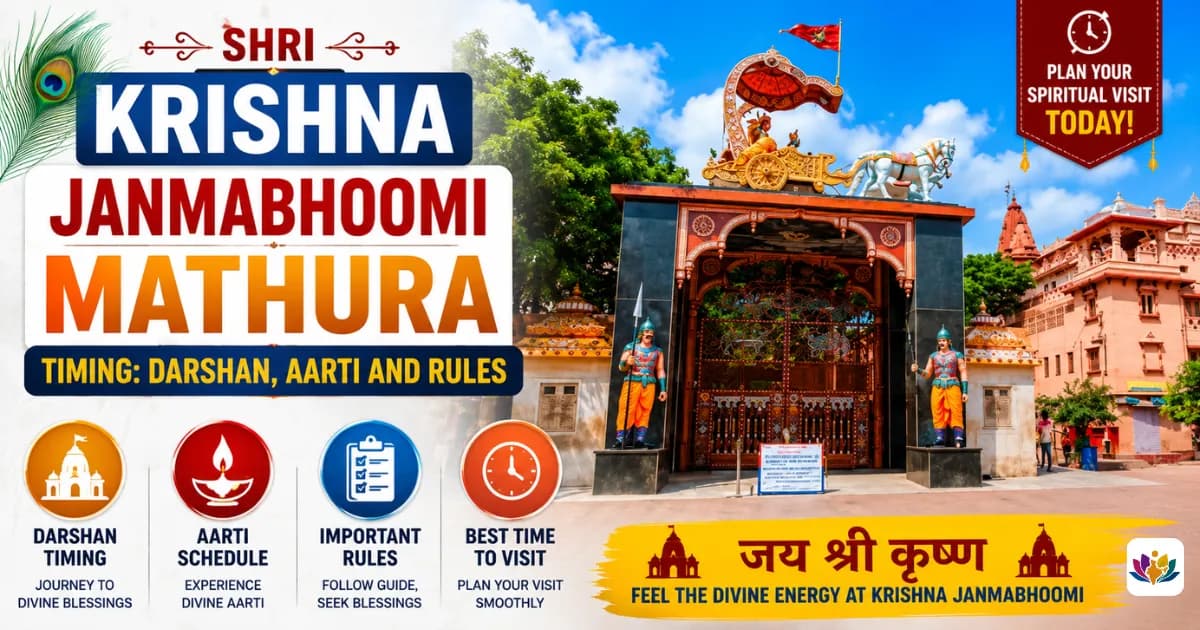 Krishna Janmabhoomi Mathura Timing: Darshan, Aarti and Rules