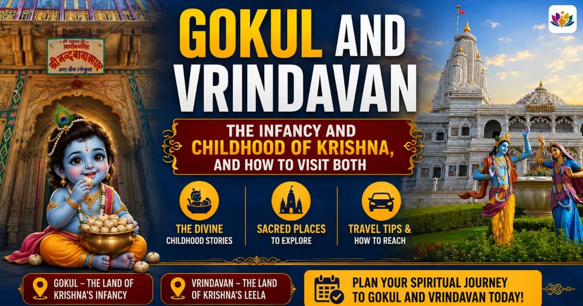 Gokul and Vrindavan: The Infancy and Childhood of Krishna, and How to Visit Both
