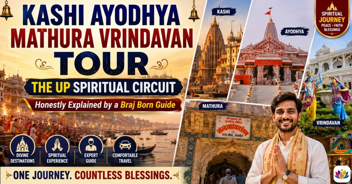 Kashi Ayodhya Mathura Vrindavan Tour: The UP Spiritual Circuit, Honestly Explained by a Braj Born Guide