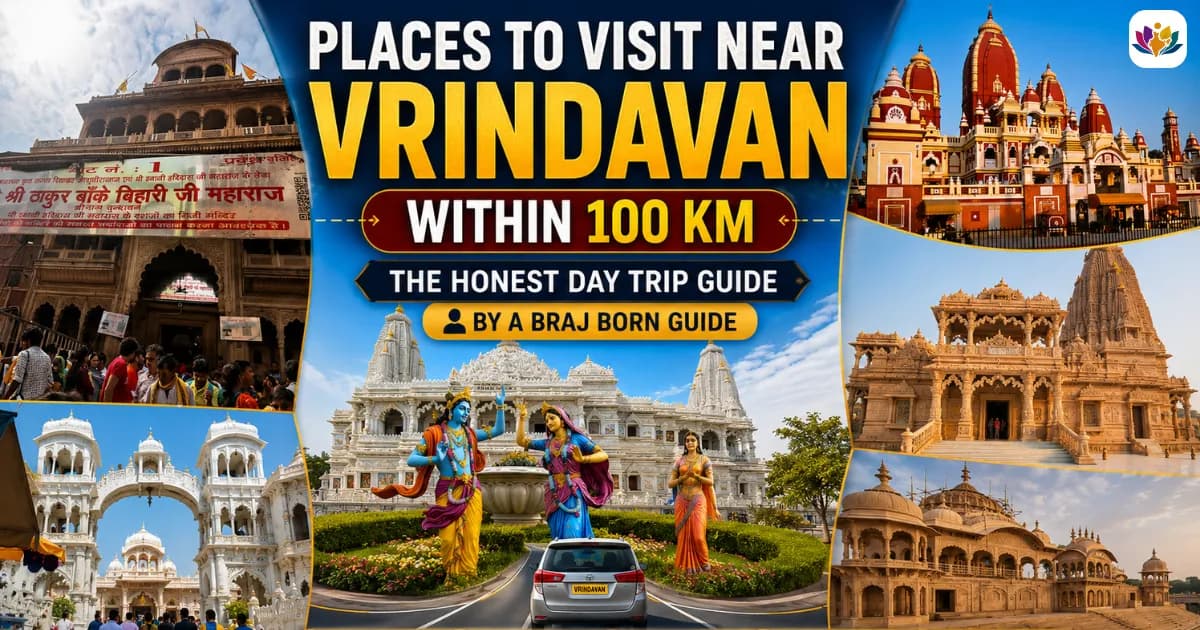 Places to Visit Near Vrindavan Within 100 km: The Honest Day Trip Guide, by a Braj Born Guide