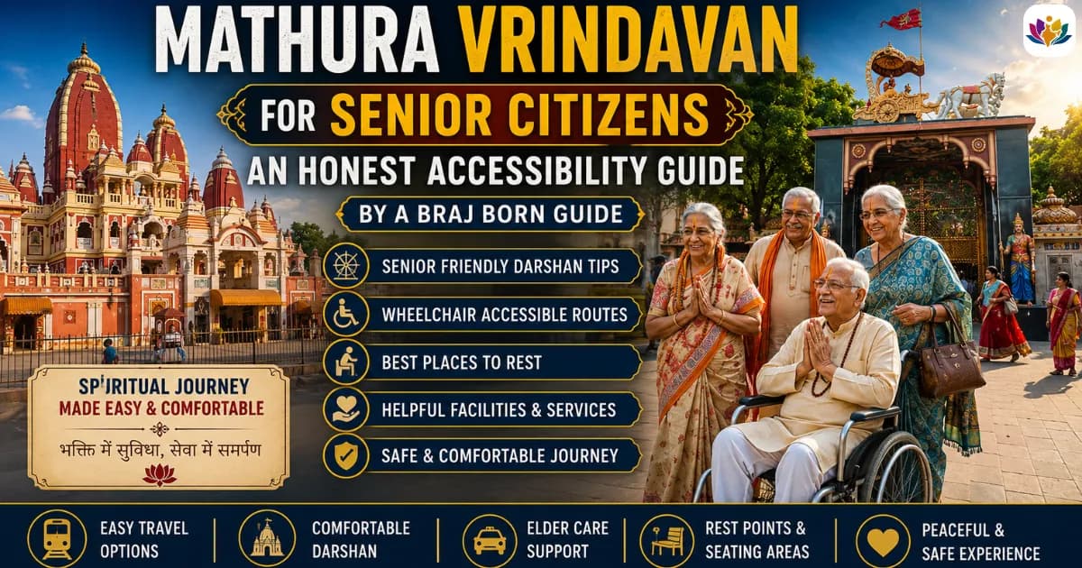 Mathura Vrindavan for Senior Citizens: An Honest Accessibility Guide, by a Braj Born Guide
