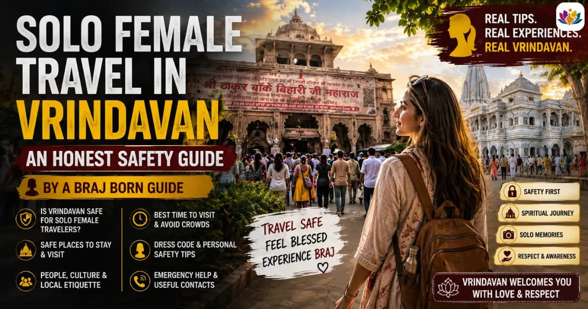 Solo Female Travel in Vrindavan: An Honest Safety Guide, by a Braj Born Guide