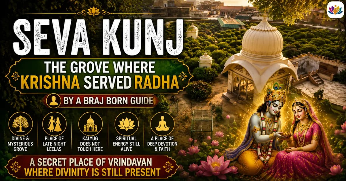 Seva Kunj: The Grove Where Krishna Served Radha, by a Braj Born Guide — Mathura Vrindavan — Experience My India