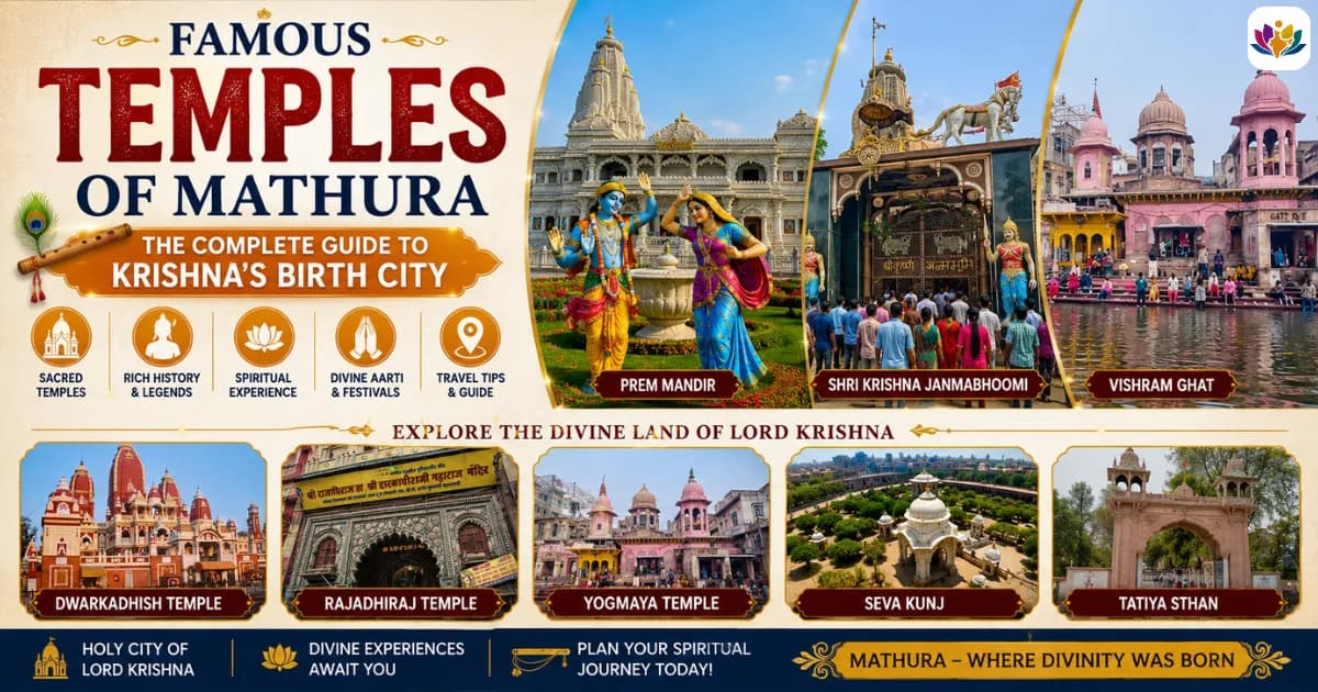 Famous Temples of Mathura: The Complete Guide to Krishna’s Birth City
