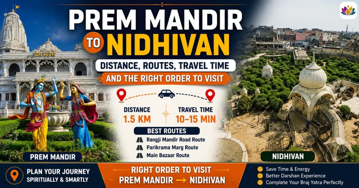 Prem Mandir to Nidhivan Distance: Routes, Travel Time and the Right Order to Visit
