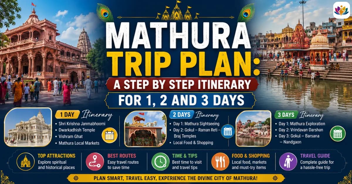 Mathura Trip Plan: A Step by Step Itinerary for 1, 2 and 3 Days — Mathura Vrindavan — Experience My India