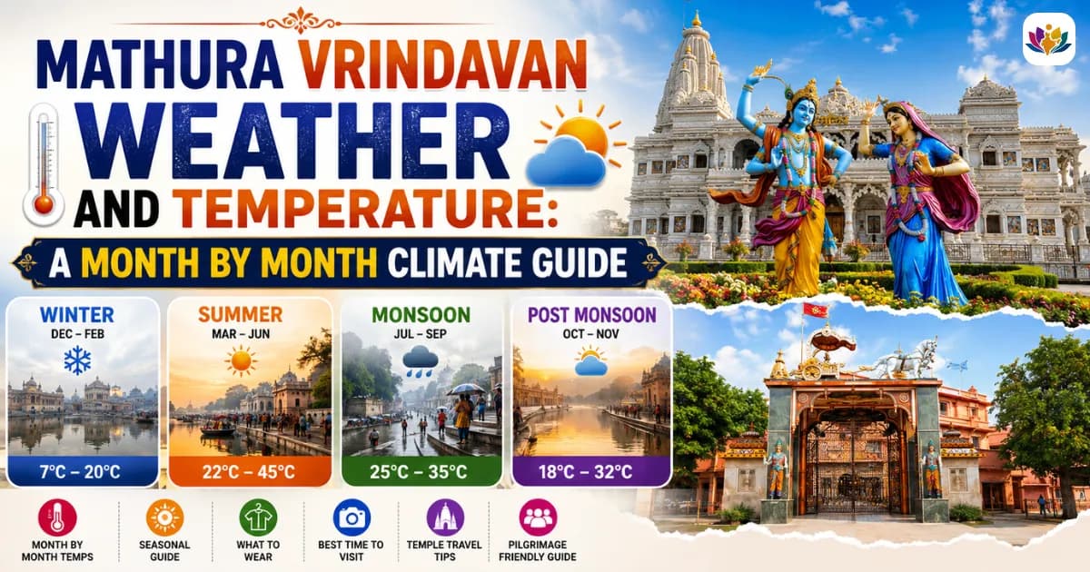 Mathura Vrindavan Weather and Temperature: A Month by Month Climate Guide — Mathura Vrindavan — Experience My India