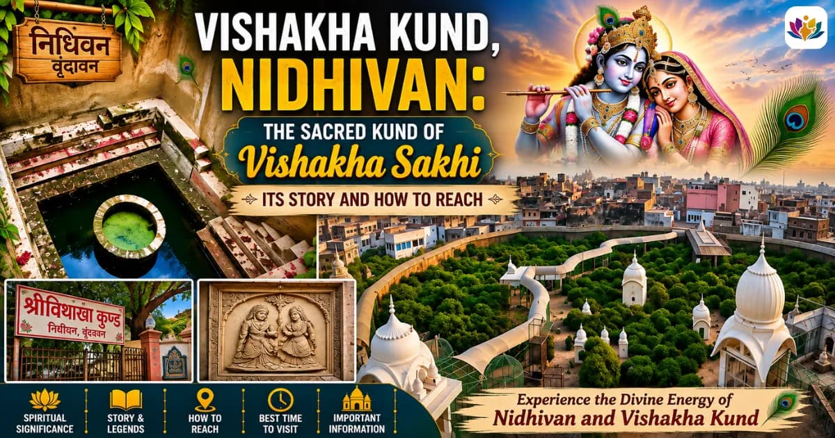 Vishakha Kund, Nidhivan: The Sacred Kund of Vishakha Sakhi, Its Story and How to Reach