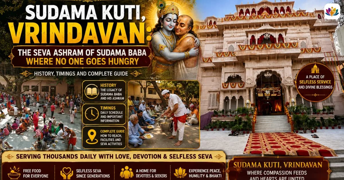 Sudama Kuti, Vrindavan: The Seva Ashram of Sudama Baba Where No One Goes Hungry, History, Timings and Complete Guide