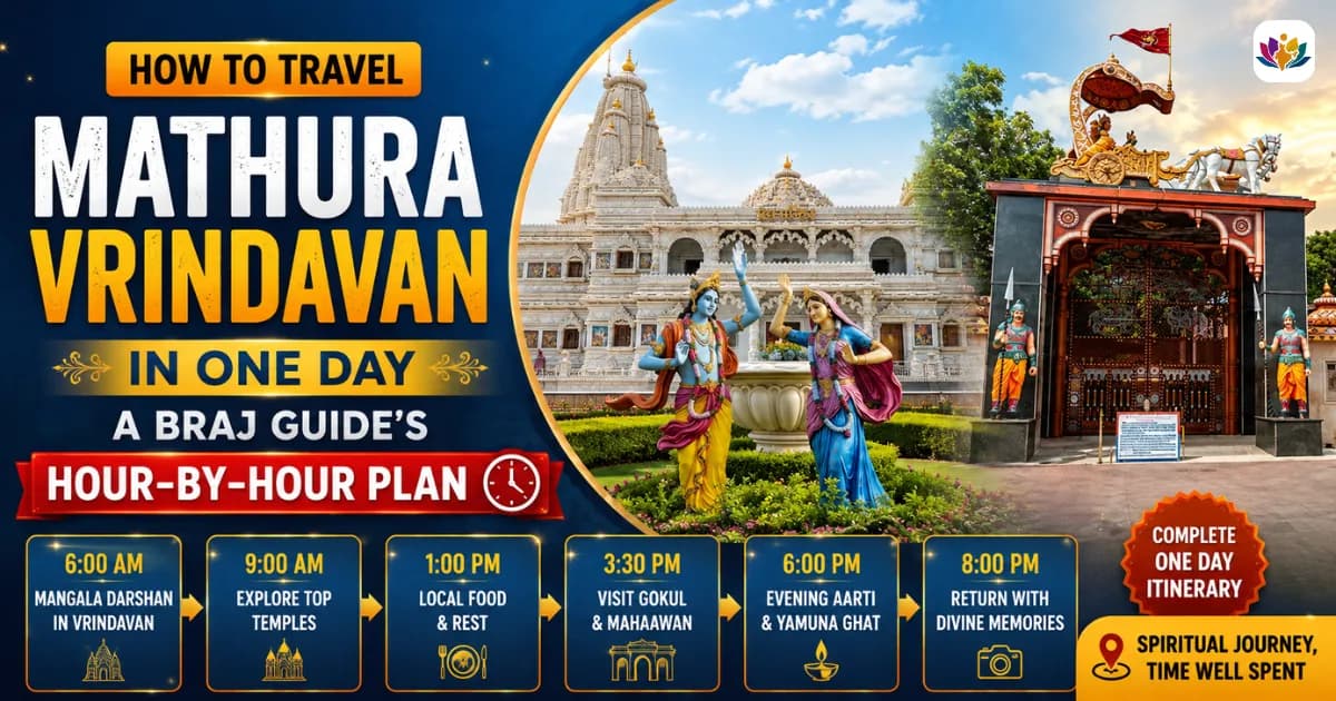 How to Travel Mathura Vrindavan in One Day: A Braj Guide's Hour-by-Hour Plan