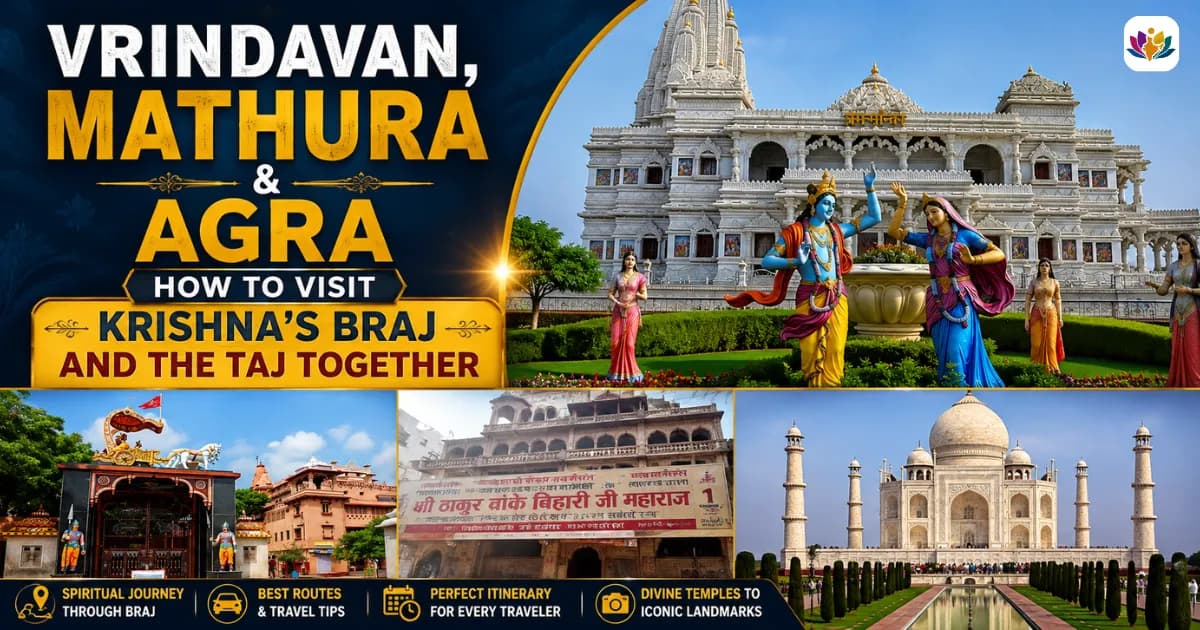 Vrindavan, Mathura and Agra: How to Visit Krishna's Braj and the Taj Together — Mathura Vrindavan — Experience My India
