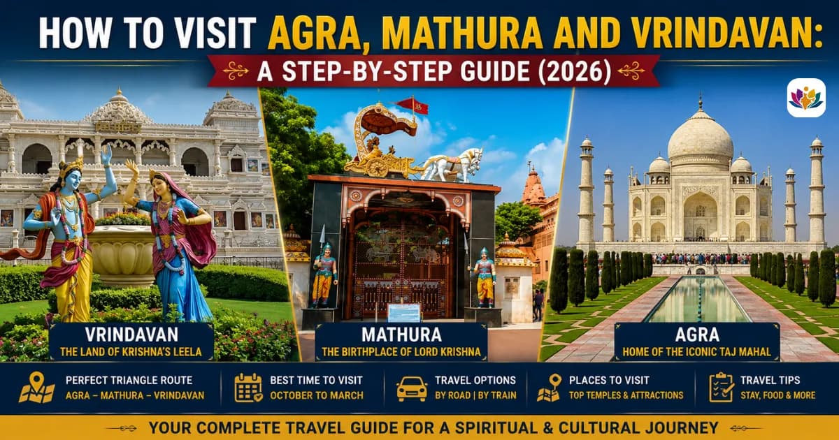 How to Visit Agra, Mathura and Vrindavan: A Step-by-Step Guide (2026) — Mathura Vrindavan — Experience My India