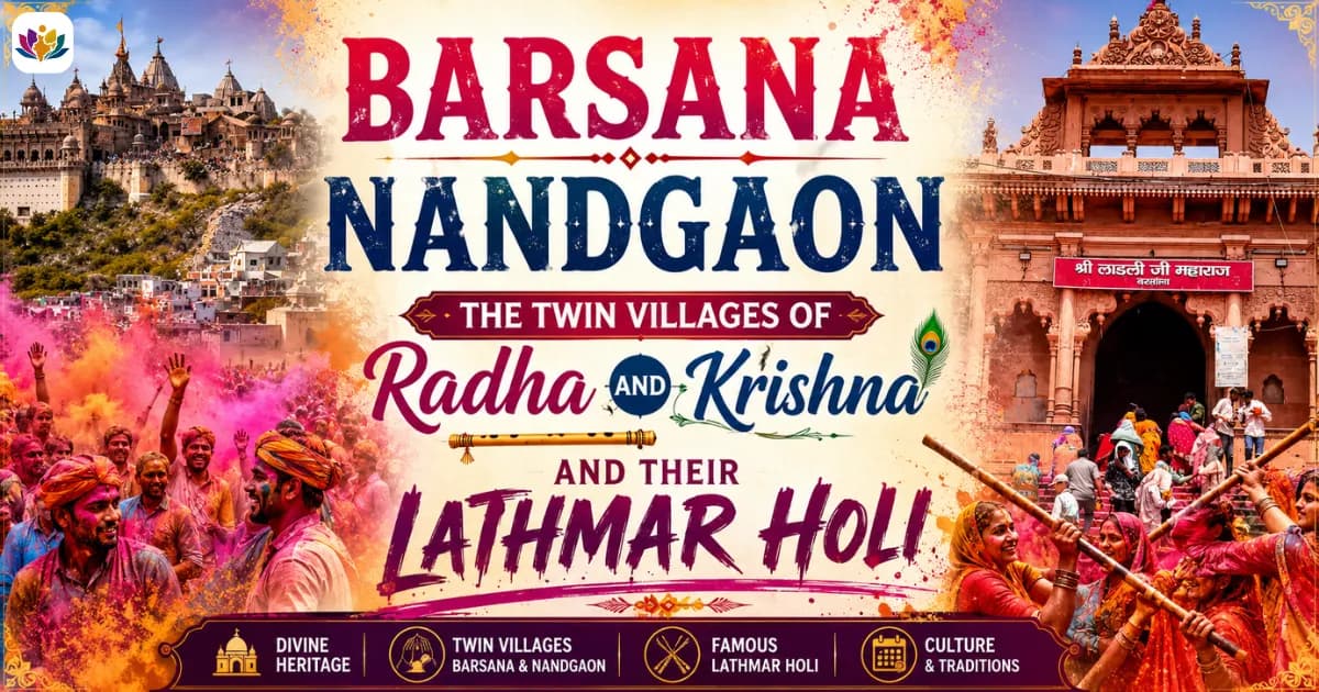 Barsana Nandgaon: The Twin Villages of Radha and Krishna, and Their Lathmar Holi