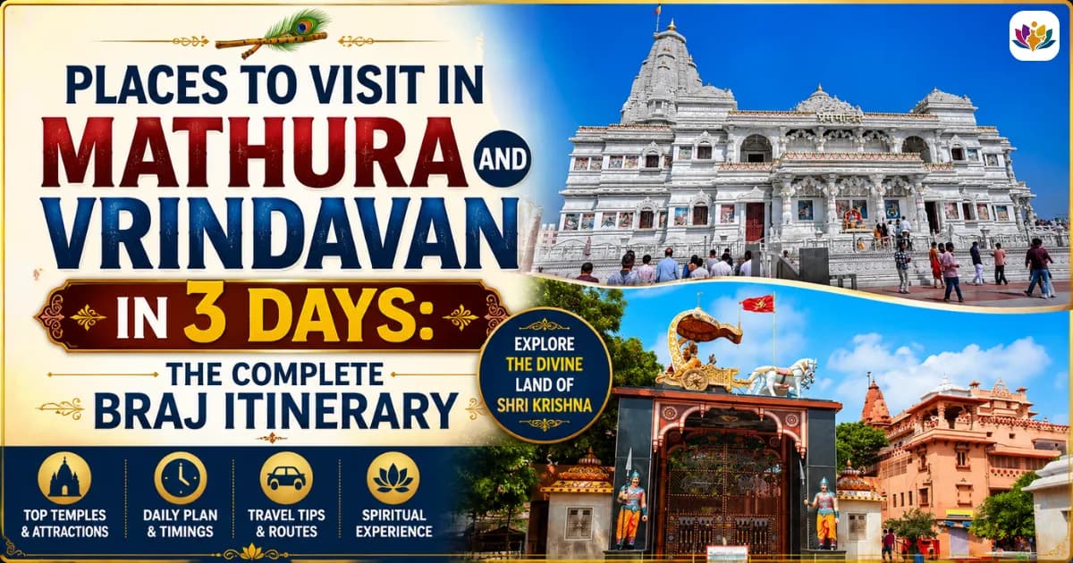 Places to Visit in Mathura and Vrindavan in 3 Days: The Complete Braj Itinerary