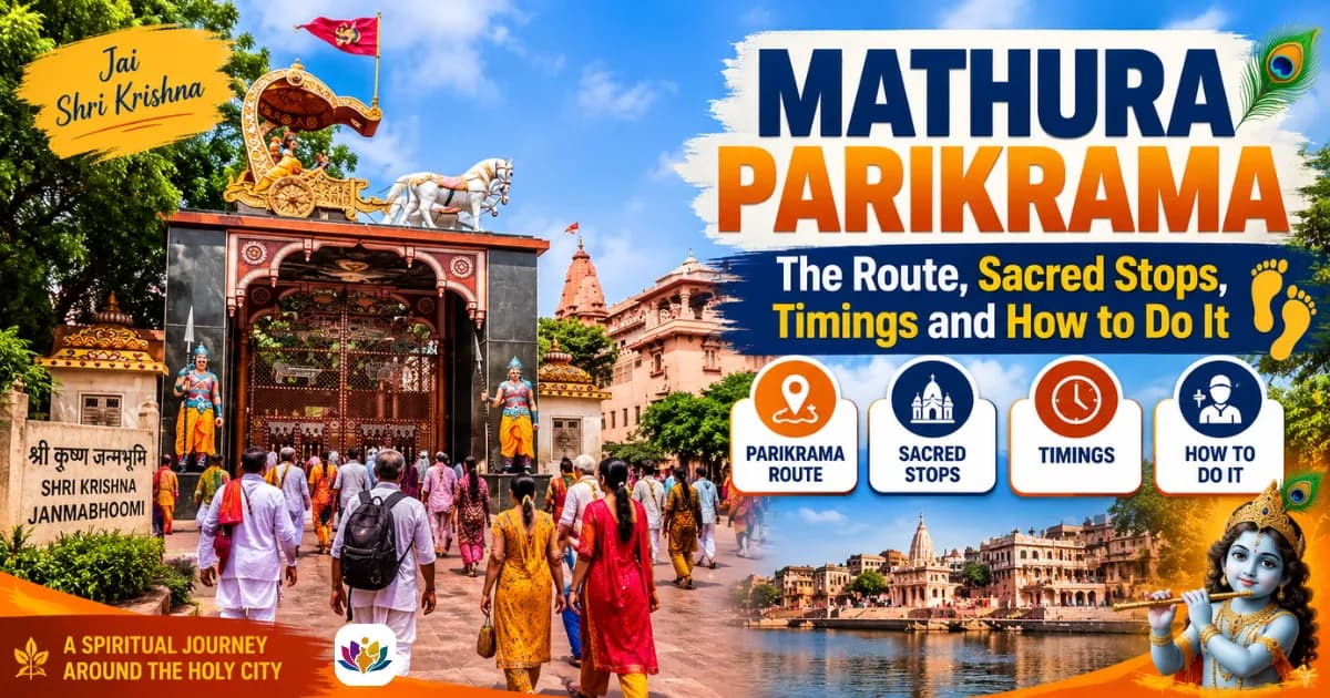 Mathura Parikrama: The Route, Sacred Stops, Timings and How to Do It — Mathura Vrindavan — Experience My India