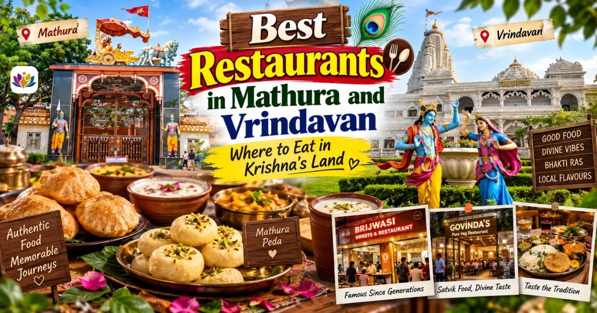 Best Restaurants in Mathura and Vrindavan: Where to Eat in Krishna's Land