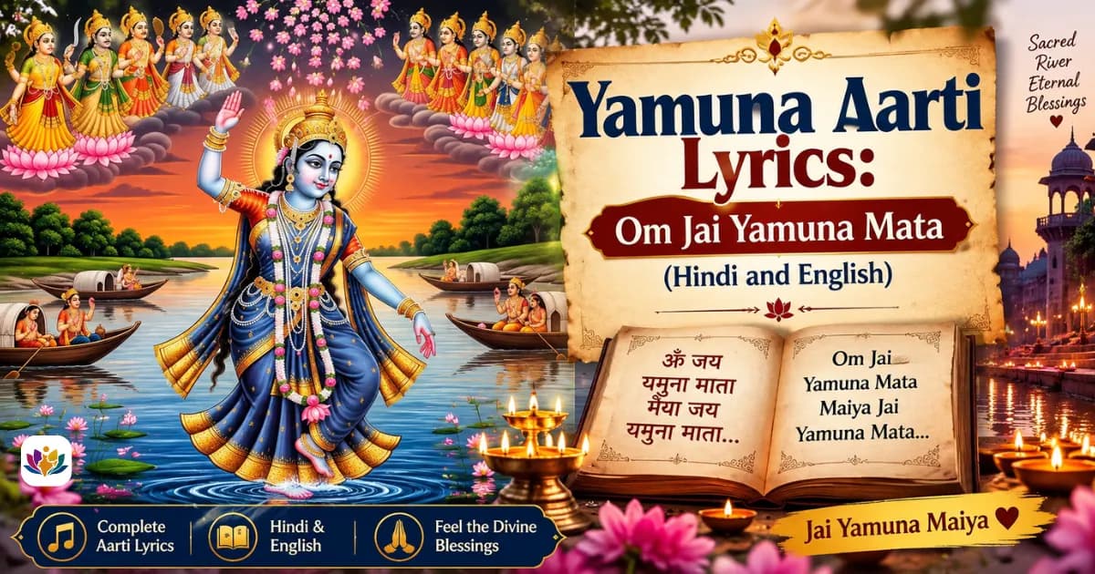 Yamuna Aarti Lyrics: Om Jai Yamuna Mata (Hindi and English)