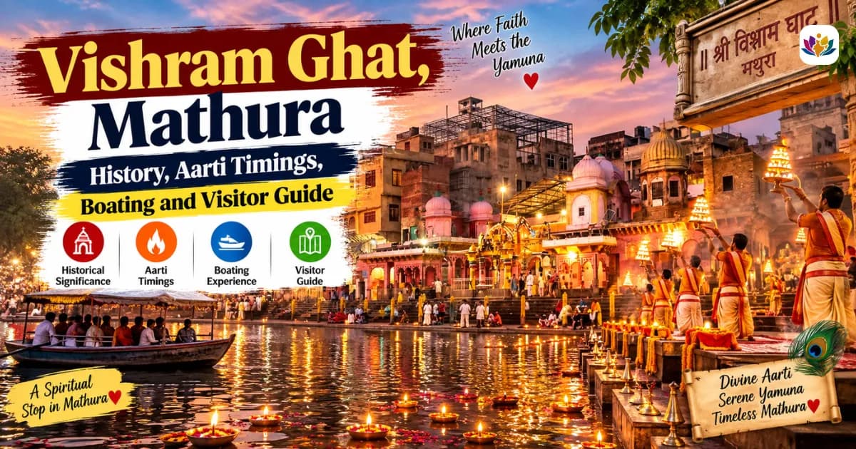 Vishram Ghat, Mathura: History, Aarti Timings, Boating and Visitor Guide — Mathura Vrindavan — Experience My India