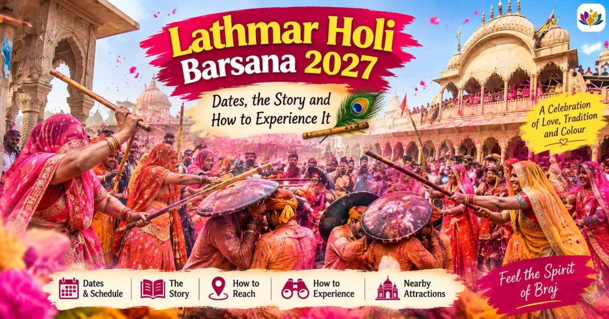 Lathmar Holi Barsana 2027: Dates, the Story and How to Experience It — Mathura Vrindavan — Experience My India