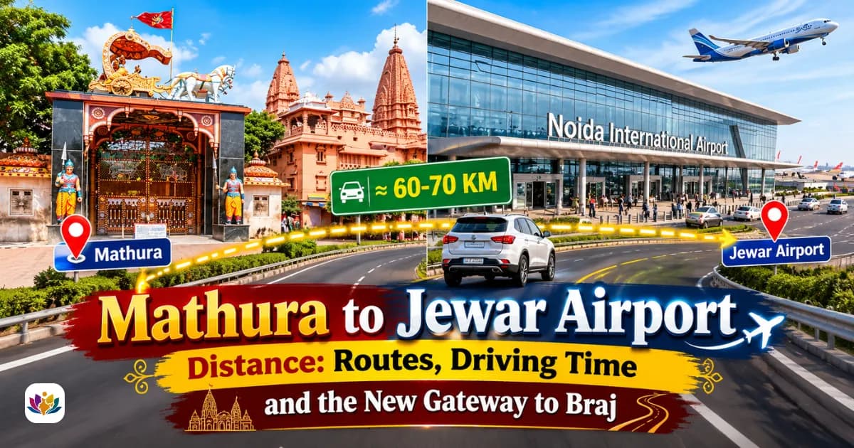 Mathura to Jewar Airport Distance: Routes, Driving Time and the New Gateway to Braj