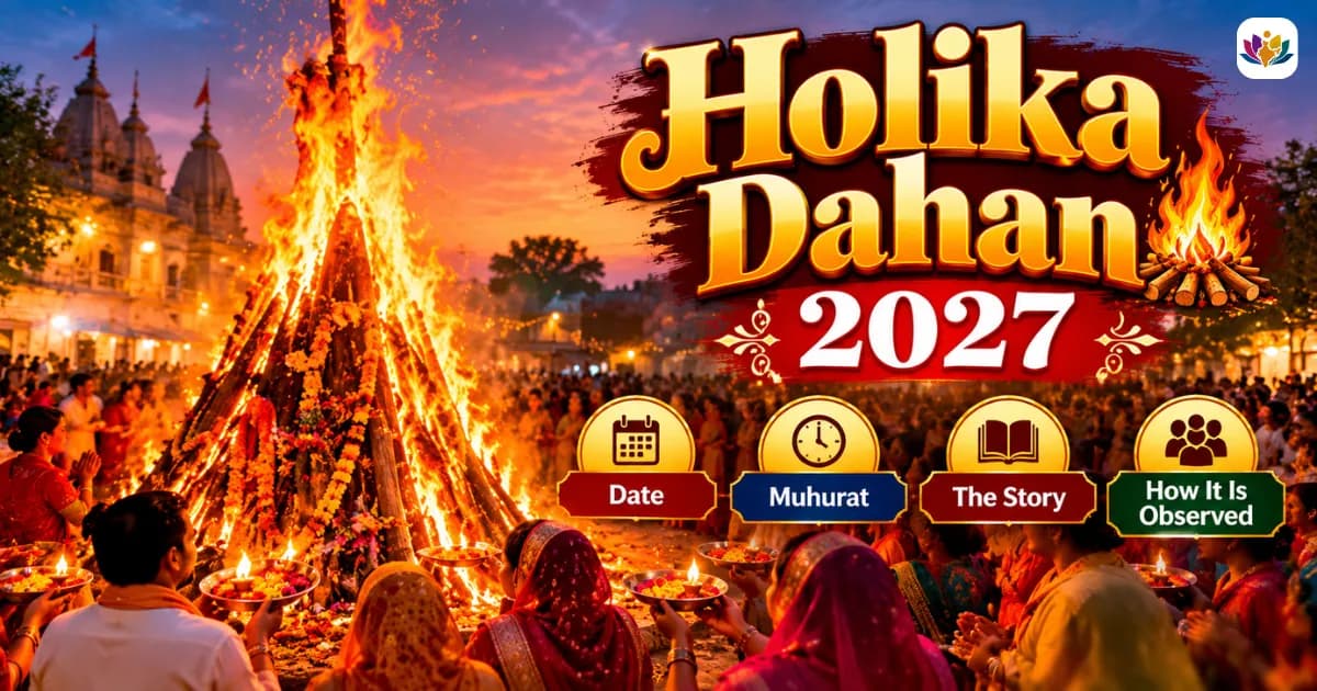 Holika Dahan 2027: Date, Muhurat, the Story and How It Is Observed