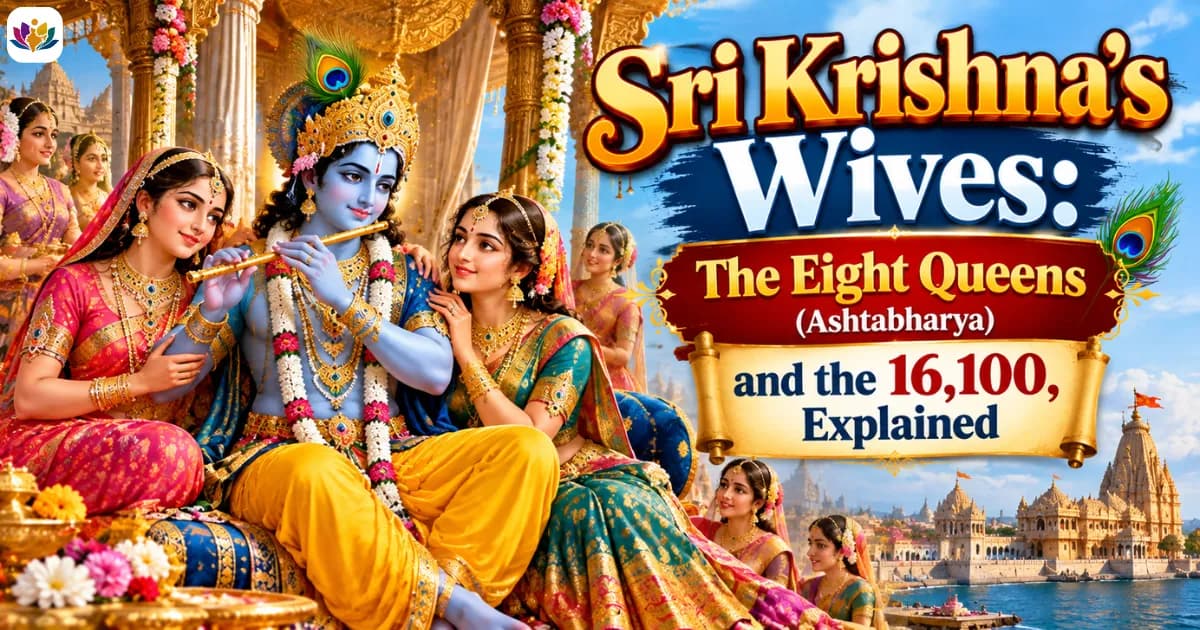 Sri Krishna's Wives: The Eight Queens (Ashtabharya) and the 16,100, Explained