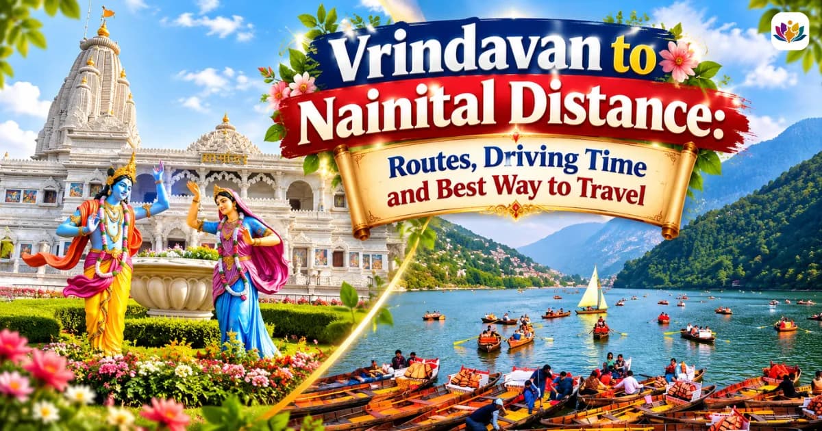 Vrindavan to Nainital Distance: Routes, Driving Time and the Best Way to Travel
