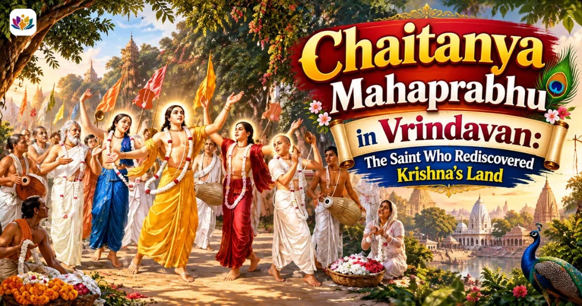 Chaitanya Mahaprabhu in Vrindavan: The Saint Who Rediscovered Krishna's Land — Mathura Vrindavan — Experience My India