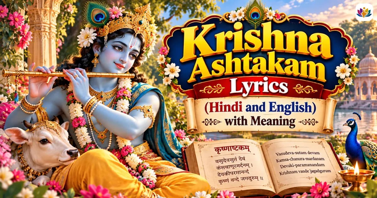 Krishna Ashtakam Lyrics (Hindi and English) with Meaning