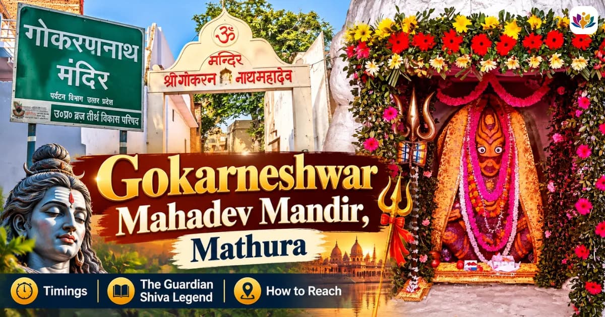 Gokarneshwar Mahadev Mandir, Mathura: Timings, the Guardian Shiva Legend and How to Reach — Mathura Vrindavan — Experience My India