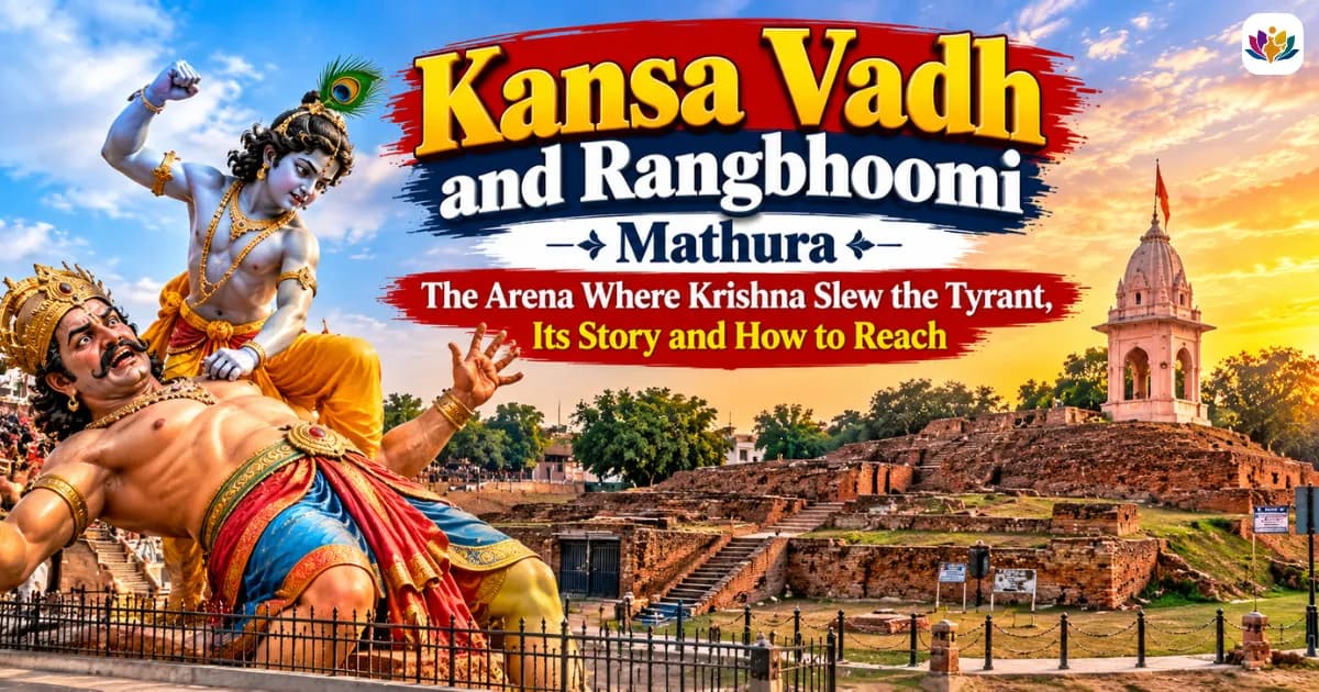 Kansa Vadh and Rangbhoomi, Mathura: The Arena Where Krishna Slew the Tyrant, Its Story and How to Reach — Mathura Vrindavan — Experience My India