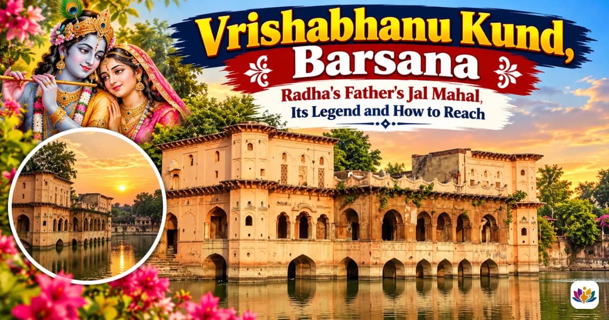 Vrishabhanu Kund, Barsana: Radha's Father's Jal Mahal, Its Legend and How to Reach — Mathura Vrindavan — Experience My India
