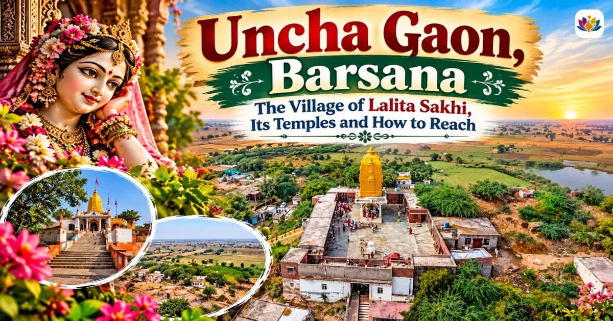 Uncha Gaon, Barsana: The Village of Lalita Sakhi, Its Temples and How to Reach — Mathura Vrindavan — Experience My India