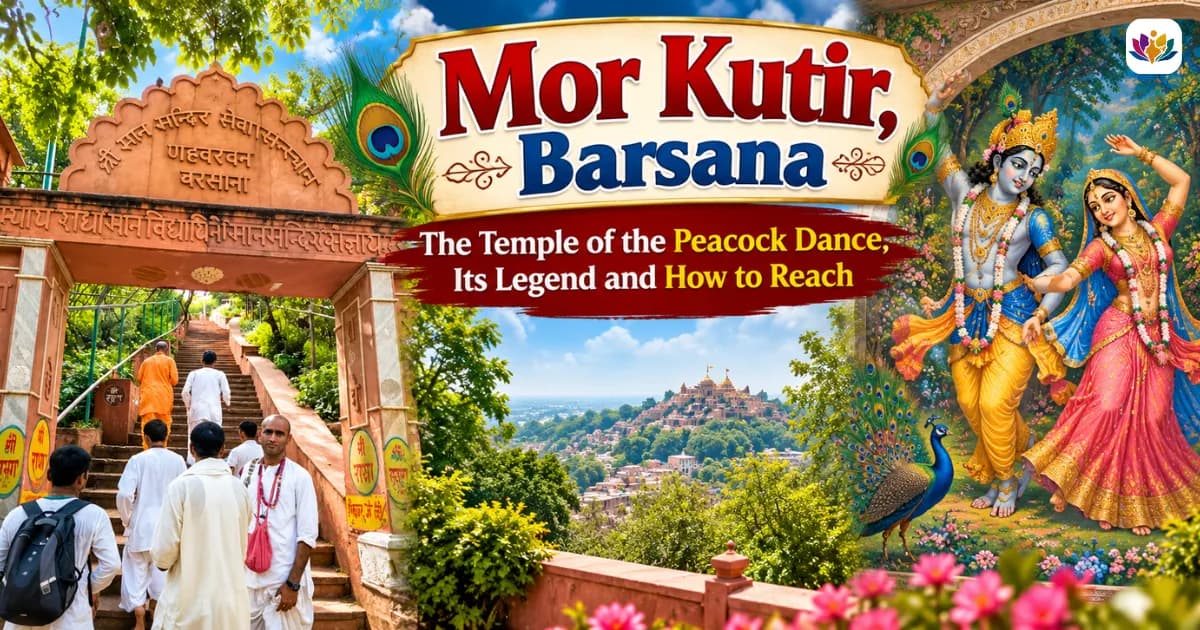 Mor Kutir, Barsana: The Temple of the Peacock Dance, Its Legend and How to Reach