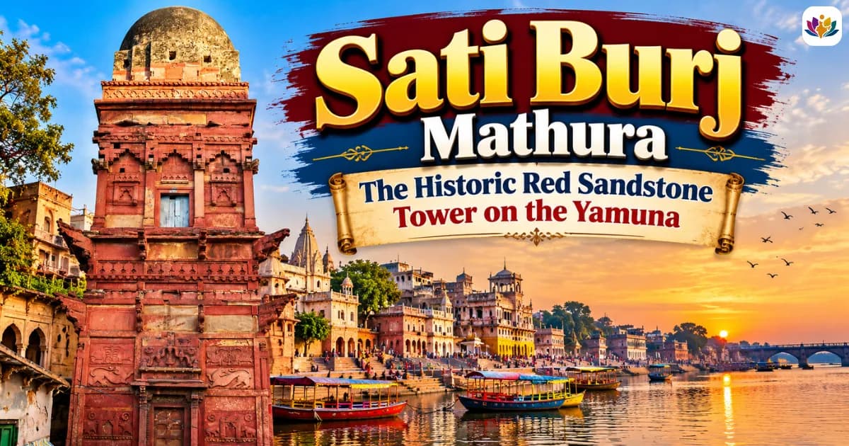 Sati Burj Mathura: The Historic Red Sandstone Tower on the Yamuna — Mathura Vrindavan — Experience My India