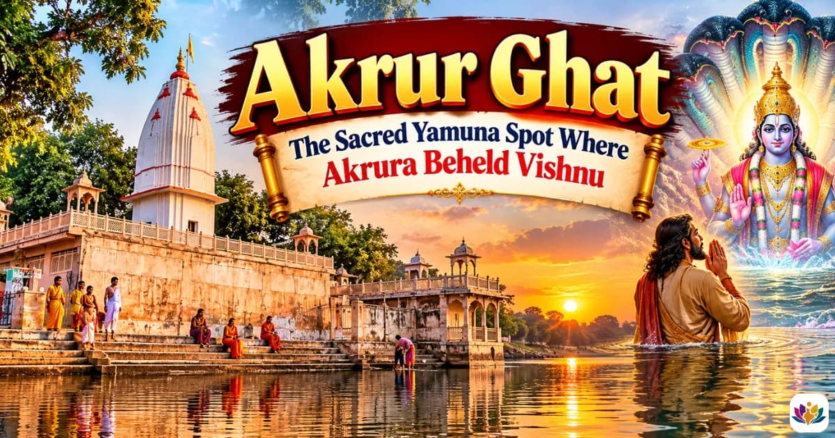Akrur Ghat Mathura: The Sacred Yamuna Spot Where Akrura Beheld Vishnu